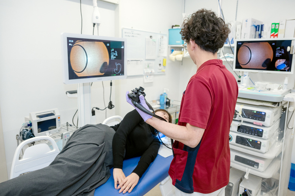 胃カメラとの同日検査も可能