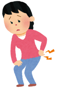 腰痛のイメージ図